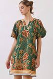 Sally Printed Mini Dress