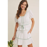 Gingham Bow Mini Skirt