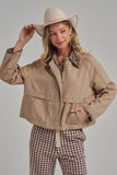 Loretta Leopard Barn Jacket
