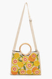 Orange Beaded Shoulder Bag