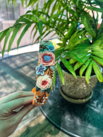 Amelia 3D Floral Embroidered Headband