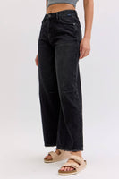 High Rise Crop Wide Leg