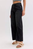High Rise Crop Wide Leg