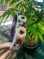 Amelia 3D Floral Embroidered Headband