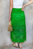 Crochet Palm Green Maxi