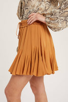 Ruffled Swing Skirt