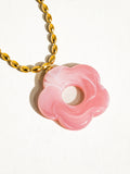 Zea Non-Tarnish Summer Floral Pendant Necklace