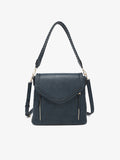 Lorelei Double Zip Crossbody | Whipstitch Trim