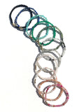 Gemma II Handmade Semiprecious 4mm Gemstone Stretch Bracelet
