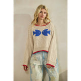 Little Fishes Knitted Sweater