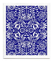 Swedish Dishcloth - Scandi Bloom - Blue