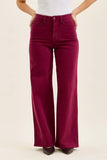 Judy Blue Retro Wide Leg in Boysenberry
