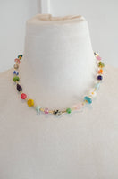 Jill Colorful Beaded Eclectic Necklace
