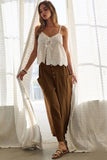 Essential Cotton Gauze Washed Pants