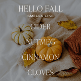 *NEW* Hello Fall Soy Candle - 20oz Pumpkin Jar