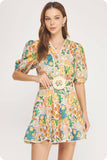 Garden Party Cotton Mini Dress