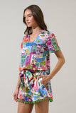 Rumi Town Marlie Collared Top