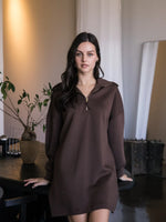 Fall 2025 Pierre Scuba Modal Zippered Dress