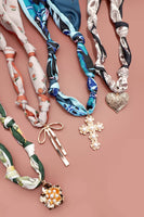 Handmade Scarf Charm Necklaces