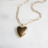 30" Puffy Heart Pendant Necklace
