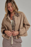 Loretta Leopard Barn Jacket