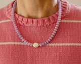 Dew Drop Mother of Pearl Beaded Necklace