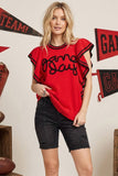 Varsity Gameday Knit Top
