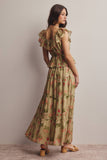 Beatrix Maxi Skirt: Sage Green