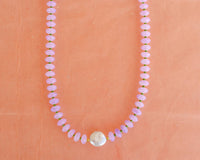 Dew Drop Mother of Pearl Beaded Necklace