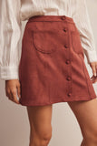 Alayna Suede Mini Skirt