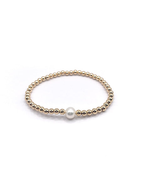 Anna Handmade 14K Filled Bracelet | Freshwater Pearl | BANNPL