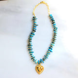 Handmade | Grace Heart Beaded Necklace