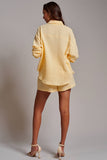 Larissa Butter Resort Button-Up Set