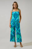 Blissy Tropical Hanie Top + Pants Set