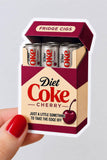 Diet Coke Fridge Cigs Sticker - Matte Vinyl