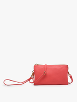 Riley 3 Compartment Crossbody/Wristlet