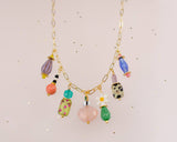 Vivi Dainty Colorful Charm Beaded Necklace