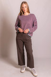 Ramie Cropped Trousers (Four Colors)