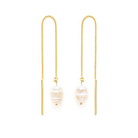 Pearl Threader Earrings