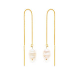 Pearl Threader Earrings