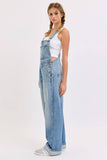 Relaxed Wide Leg Overall with Cuff