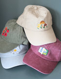 Tomato Vine Embroidered Hat