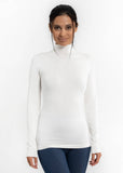 One Size | Signature Stretch Long Sleeve Mockneck Turtleneck (MANY COLORS)