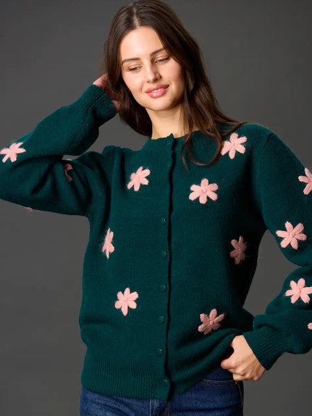 Embroidered Melia Cardigan