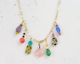 Vivi Dainty Colorful Charm Beaded Necklace