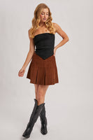 Callie Cordoroy Mini Skort