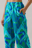 Blissy Tropical Hanie Top + Pants Set
