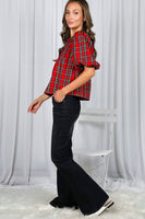 Holly Jolly Bow Blouse