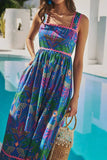 York Tropical Midi Dress