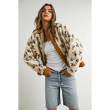 Floral Fleece Jacket